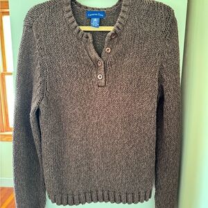 Vintage Brown 100% Cotton Women's Sweater